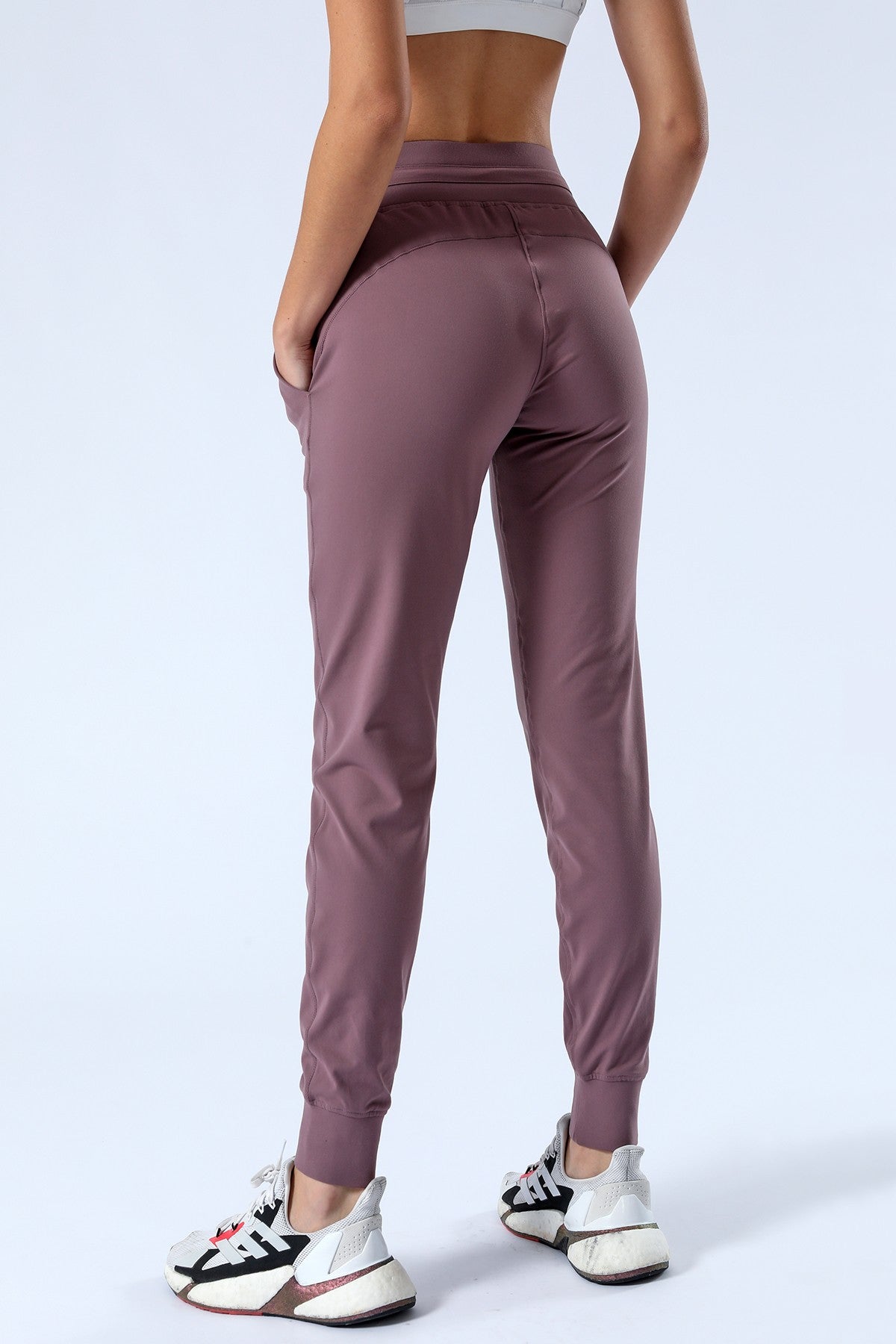 Tapered Joggers with Drawstring - Comfortable Athletic Style