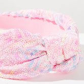 Sequin Knotted Headband Glitter Hair Accessories