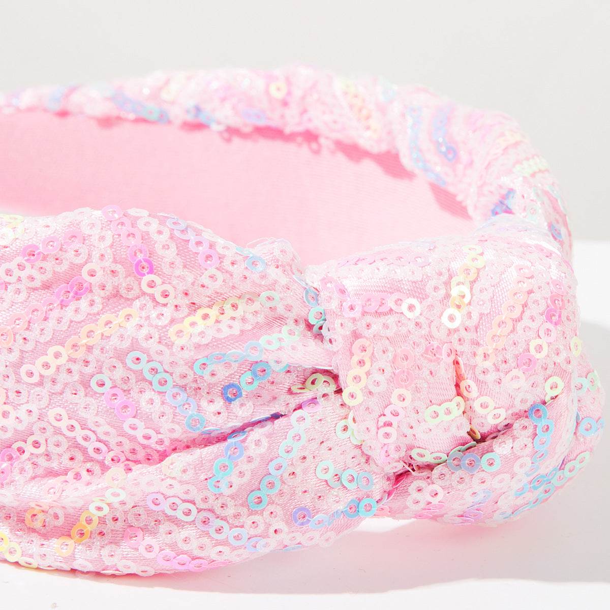 Sequin Knotted Headband Glitter Hair Accessories