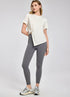 Irregular Slit Short Sleeve Yoga T-Shirts