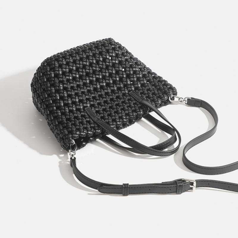 PU Woven Simple Handbag | Elegant &amp; Versatile Daily Accessory