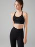 Cross Spaghetti Straps Sports Bra with Removable Chest Pad