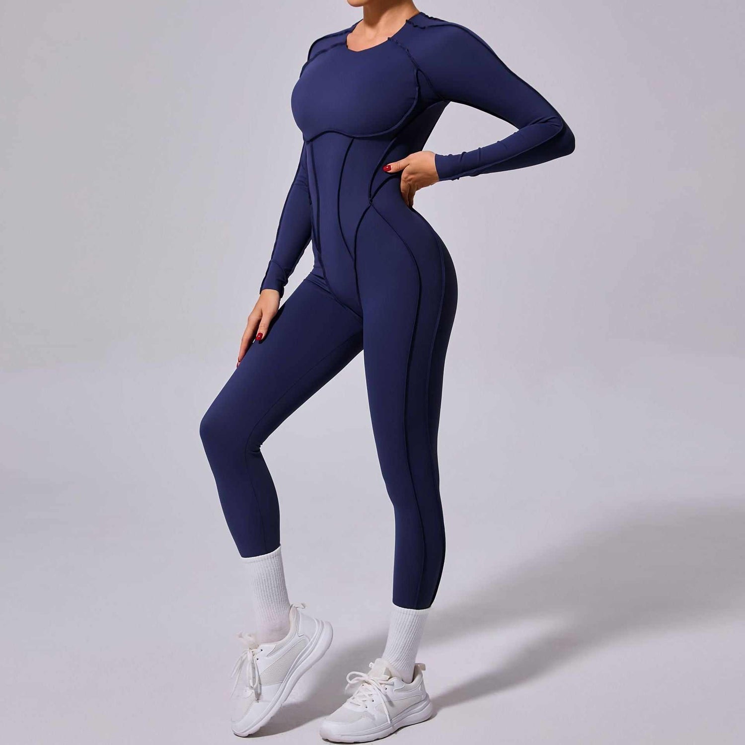 Long Sleeve Backless Yoga Jumpsuits | Embrace Your Workout in Style