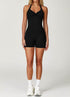 Active Romper Workout Jumpsuit with Pockets