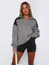 Color Block Pullover Sweatshirt | Stylish & Cozy for Everyday Wear