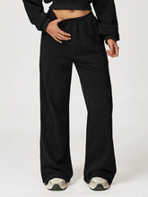Wide Leg Sweatpant Baggy Straight Leg Sweat Pant with Pocket