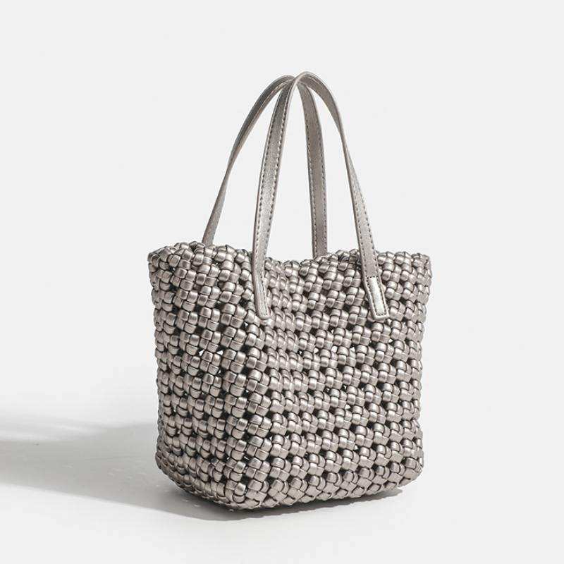 PU Woven Simple Handbag | Elegant &amp; Versatile Daily Accessory