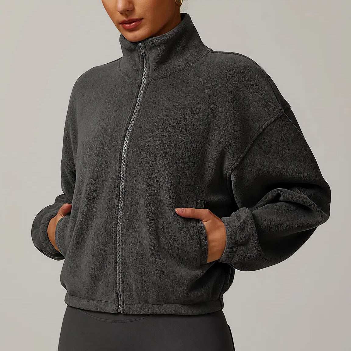 Loose Zipper Sports Sweatshirt Jacket | Comfortable &amp; Versatile