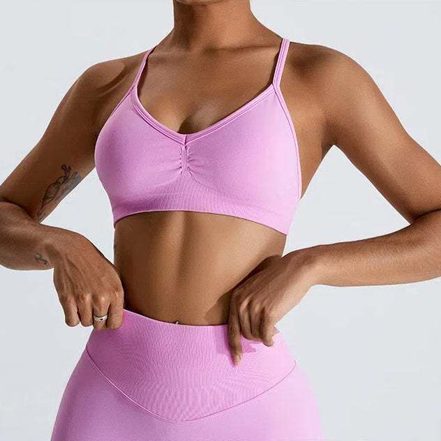 Cross Back Sports Bra with Adjustable Strap | Perfect for Any Activity