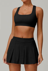 Sport Wear Set with Bra and Skirt