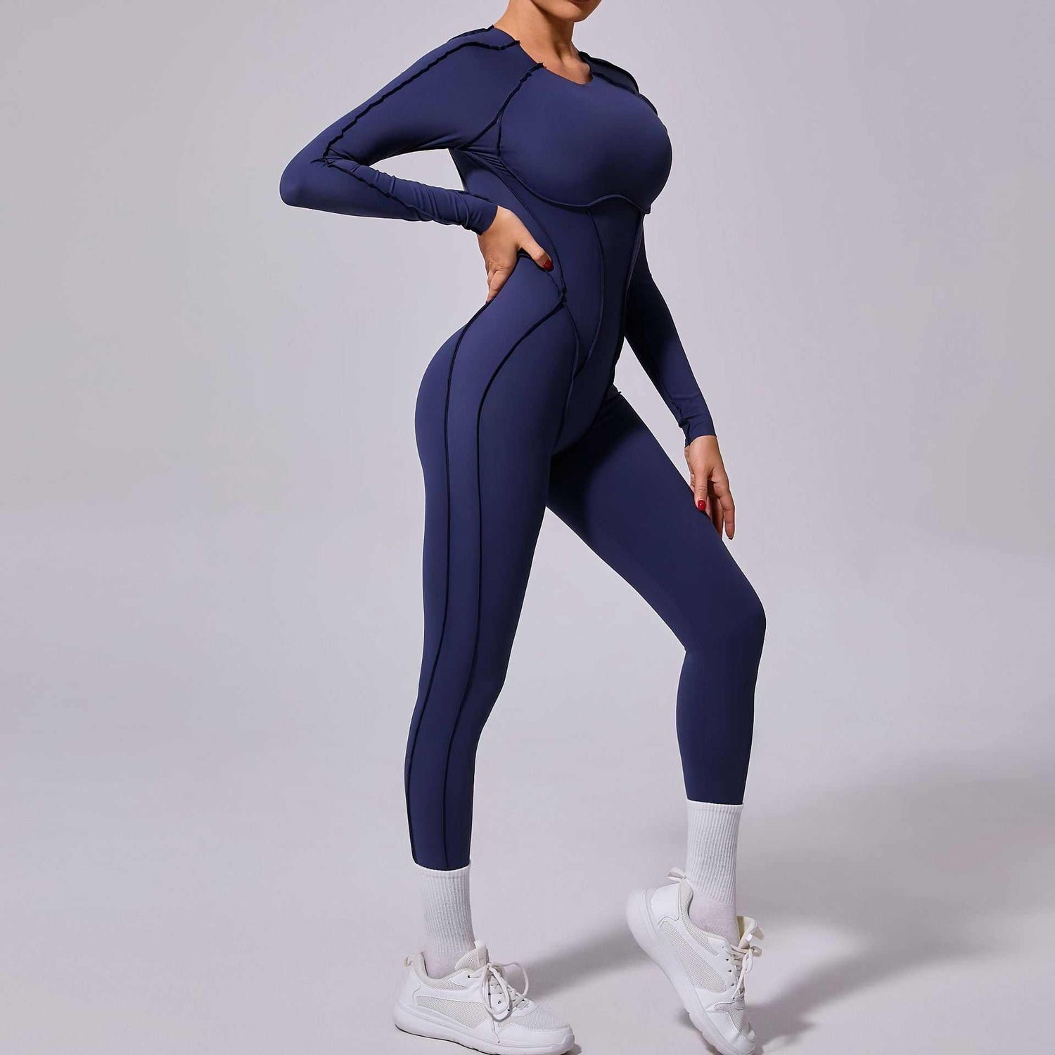 Long Sleeve Backless Yoga Jumpsuits | Embrace Your Workout in Style