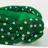 Christmas Wide Headband Snowflake Knotted Hair Accessories