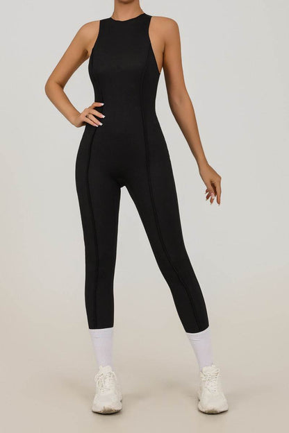 Sleeveless One Piece Yoga Bodysuit | Sleek Design for Optimal Movement