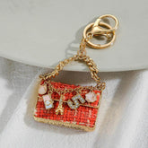 Small Fragrant Wind Metal Bag Keychain