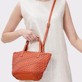 Fashionable Handmade Woven Tote Bag