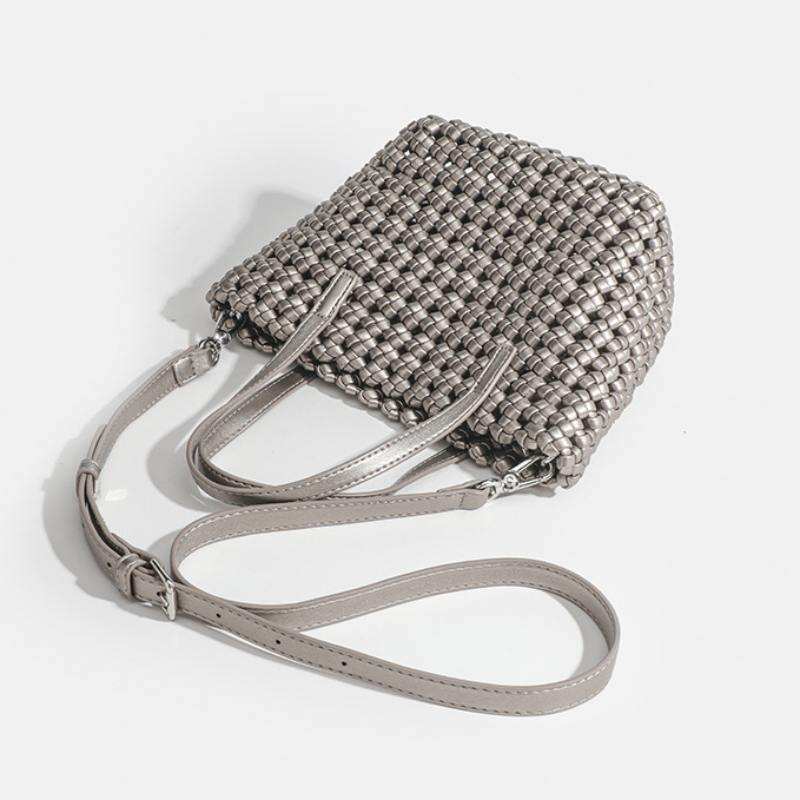 PU Woven Simple Handbag | Elegant &amp; Versatile Daily Accessory