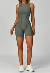 Sleeveless Backless Yoga One Piece Jumpsuits