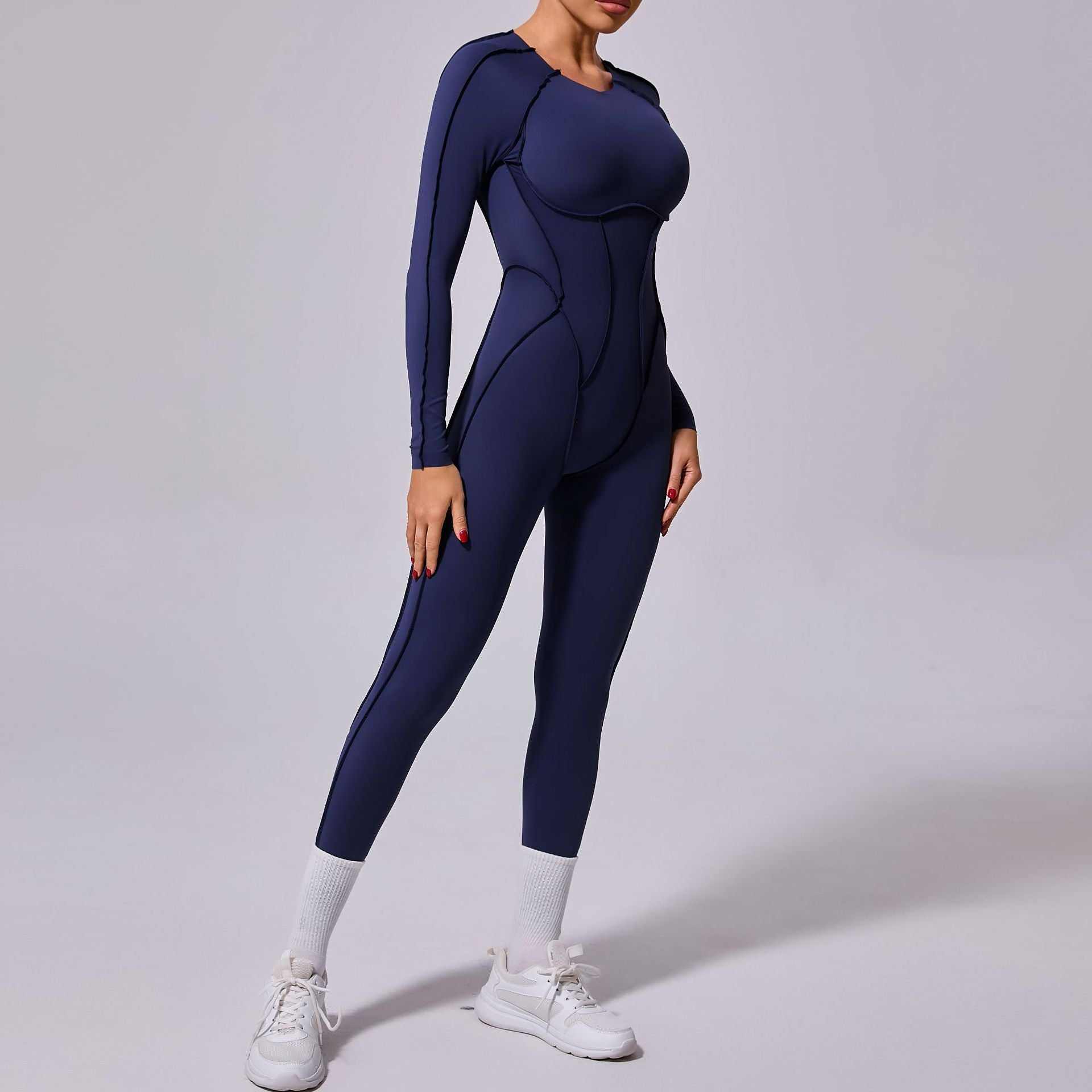 Long Sleeve Backless Yoga Jumpsuits | Embrace Your Workout in Style