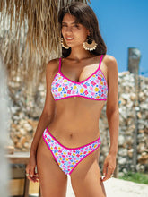 Sexy Two Piece Bikini Sets with Swim Top and Thong