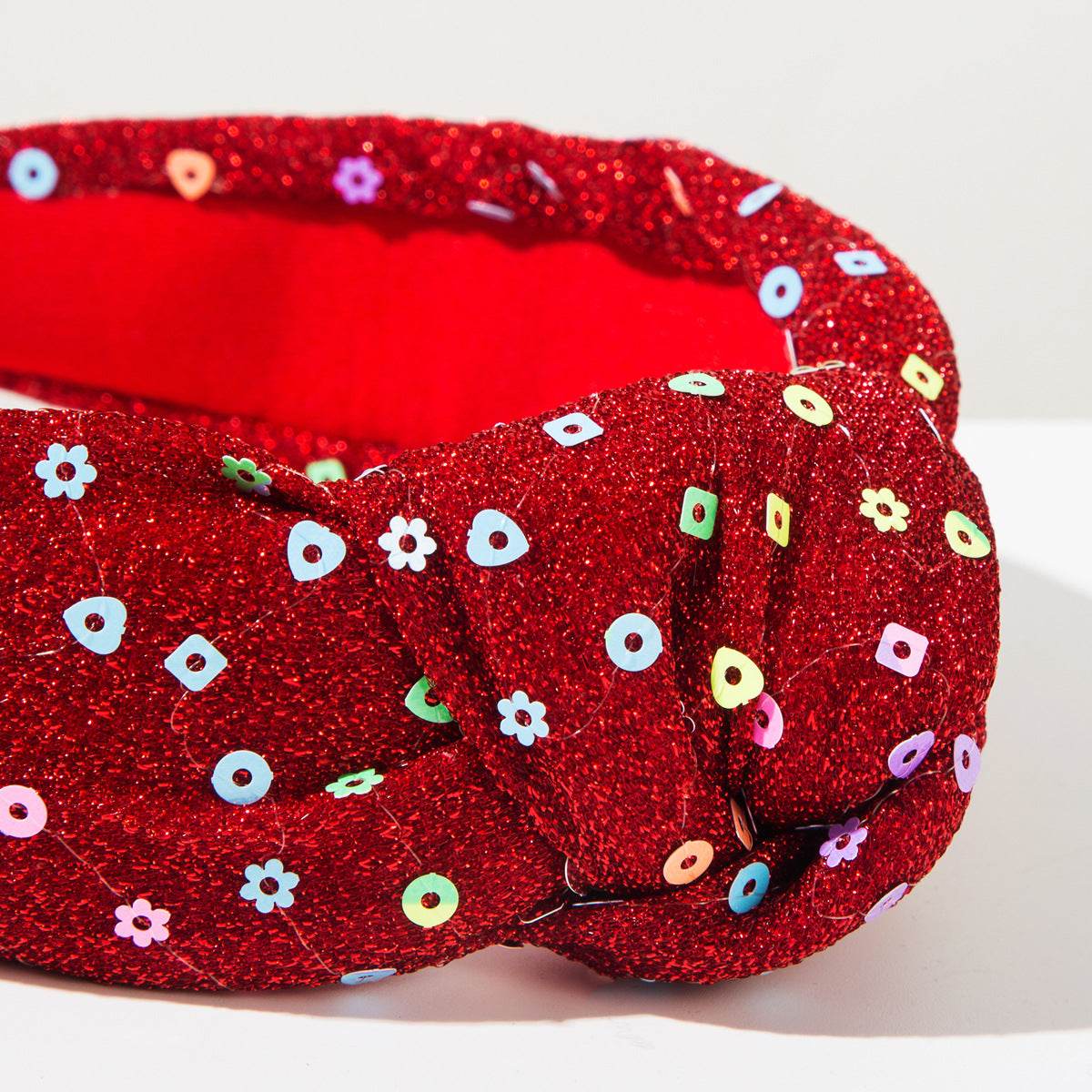 Christmas Wide Headband Snowflake Knotted Hair Accessories