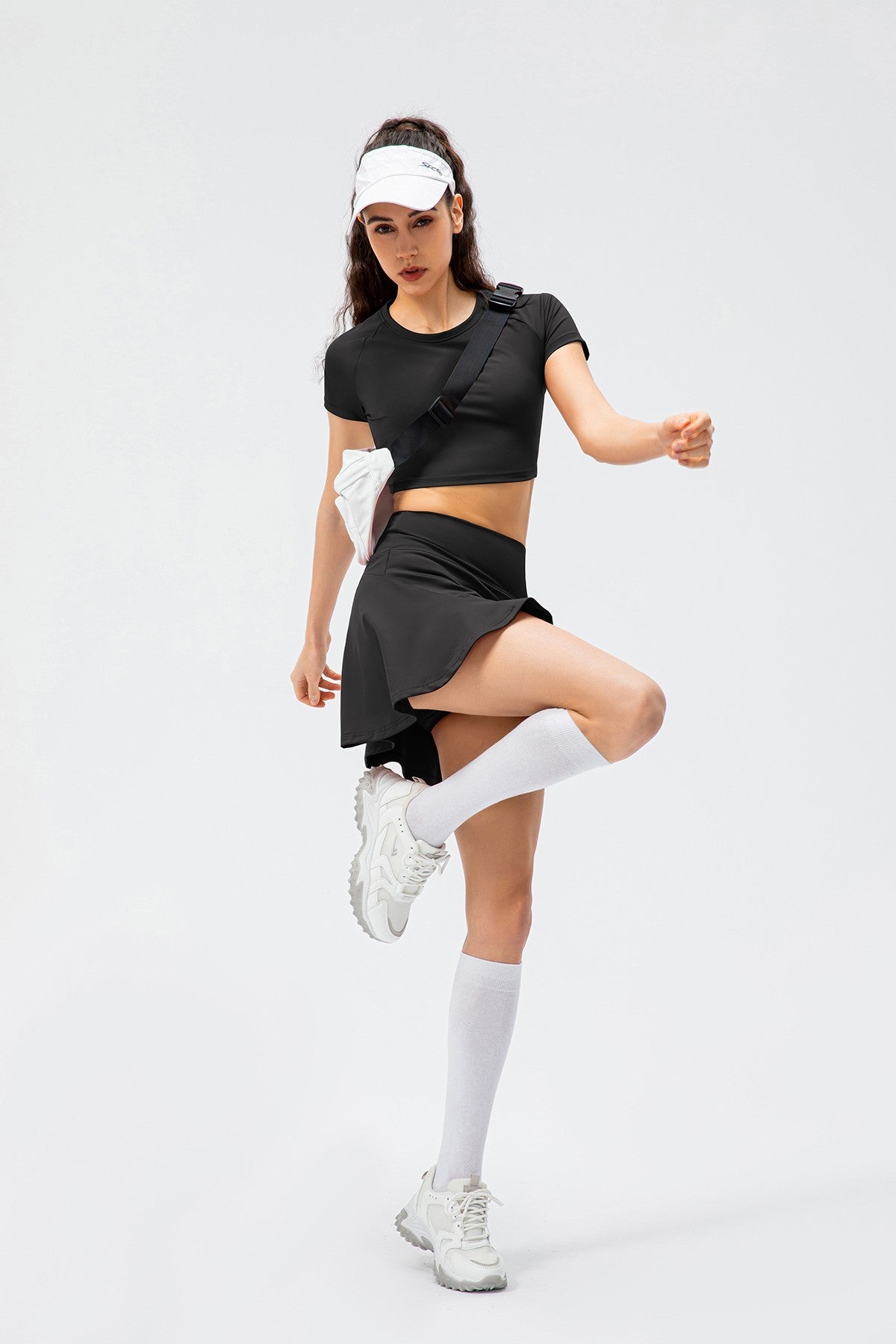 Pleated Tennis Skirt with Built-In Short Liner – Stylish &amp; Functional