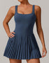 One Piece Tennis Dress With Inside Shorts and Pockets