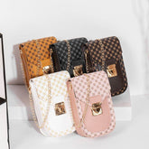Geometric Pattern Crossbody Phone Bag