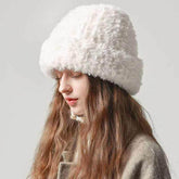Soft Fuzzy Knitted Warm Beanie Hat