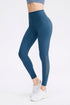 Mesh Insert High-Rise Ankle Leggings - Stylish & Functional Activewear