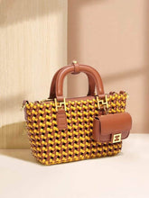 Versatile Large Capacity Handmade Woven Tote Bag