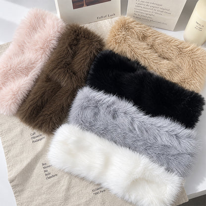 Faux Fur Elastic Ear Warmer Head Band