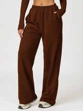 Wide Leg Sweatpant Baggy Straight Leg Sweat Pant with Pocket