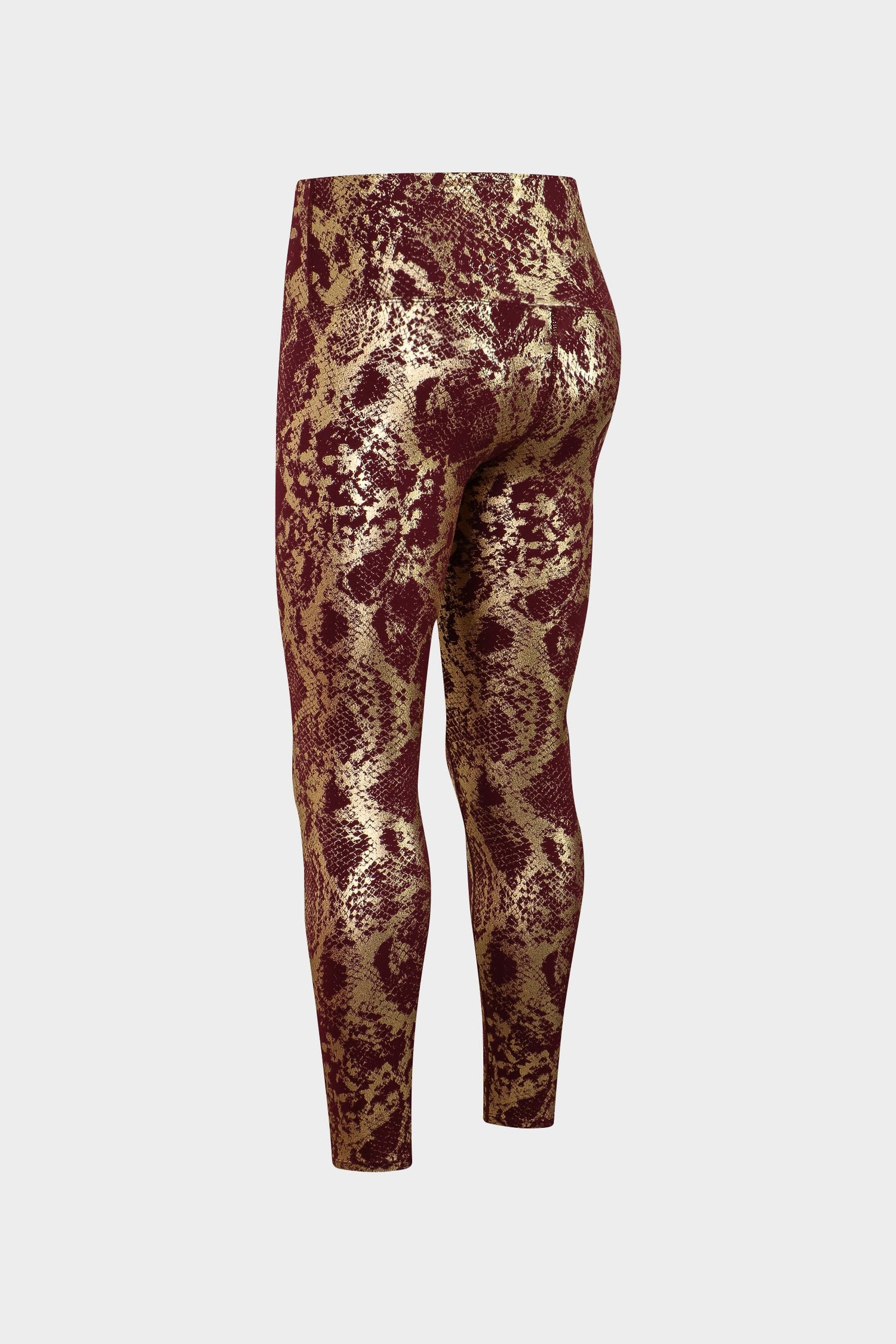 Snakeskin Print Yoga Leggings - Trendy &amp; Comfortable Workout Wear