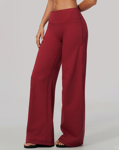 Front Seam Wide Leg Yoga Pants
