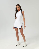 Polo Collar Golf Tennis Dress with Shorts
