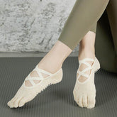 Multi-Belt Five-Finger Non-slip Yoga Socks