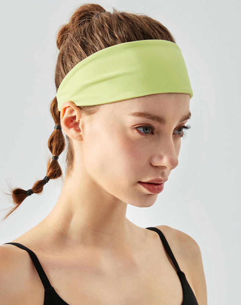 Wide Elastic Soft Sports Headband