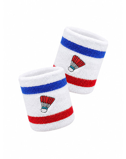 Badminton Embroidery Sports Wristband Set