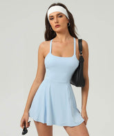 Tennis Golf Dress with Short and Pocket