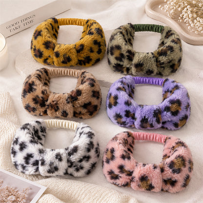 Plush Winter Hairband Yoga Fuzzy Headwrap