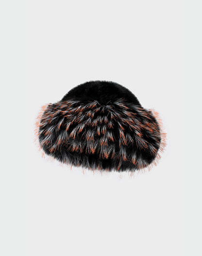 Winter Fluffy Faux Fur Fisherman Plush Hat