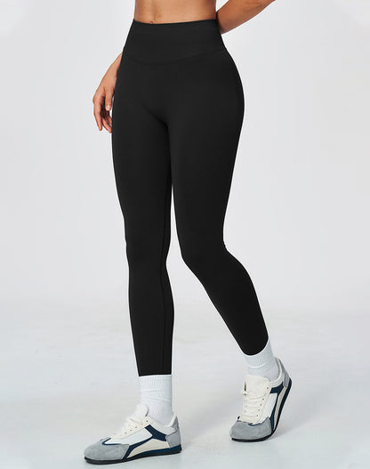 Ribbed High Waisted Seamless Workout Leggings
