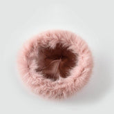Faux Fur Winter Bucket Hat Fuzzy Fluffy Warm Hat