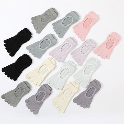 Five-Finger Non-Slip Pilates Socks