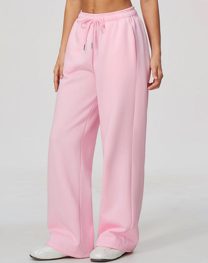 Wide Leg Fleece Running Sweatpant with Pockets
