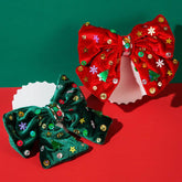 Christmas Bowknot Hair Clips
