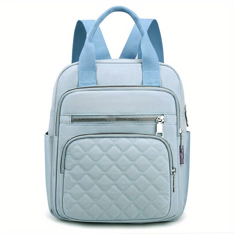 Argyle Quilted Backpack