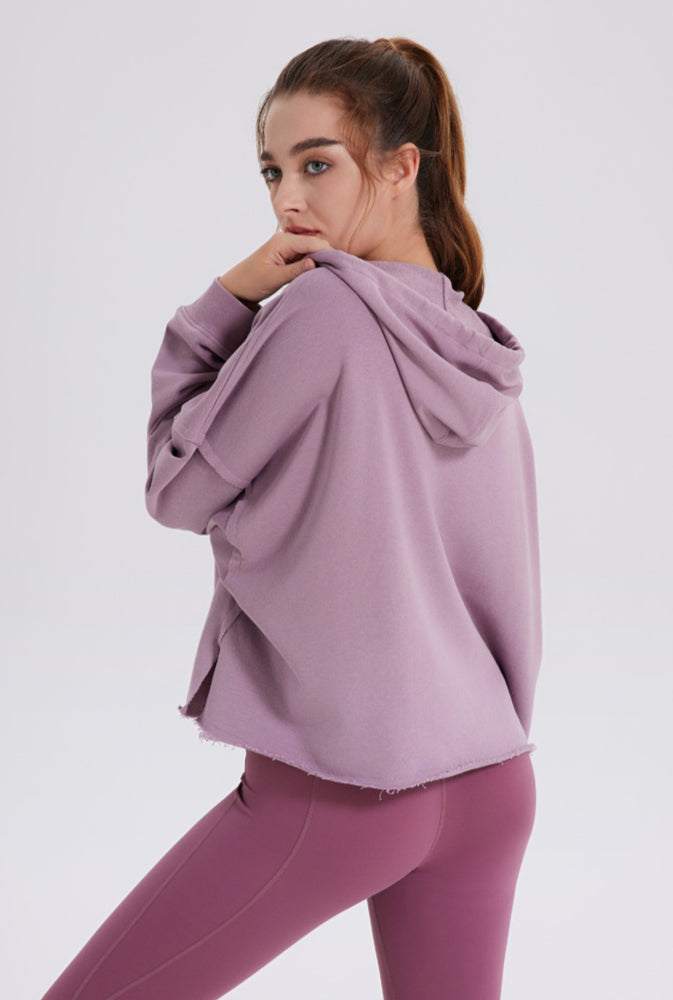 Long Sleeve Gym and Yoga Sweatshirts: Stylish Hoodies for Activewear