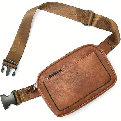 PU Leather Crossbody Waist Bag