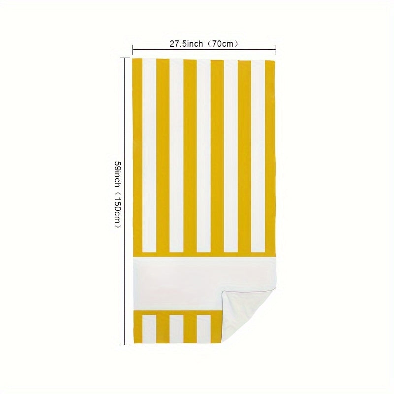 Stripe Pattern Beach Towel